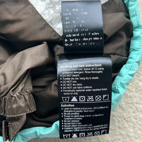 Burton: Retro Turquoise Ski/ Snowboard Jacket - Picture 6 of 7